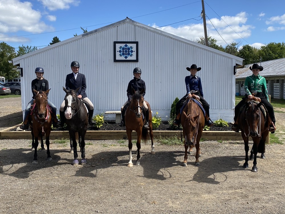 Equestrian Team picture at Lenawee County Fairgrounds