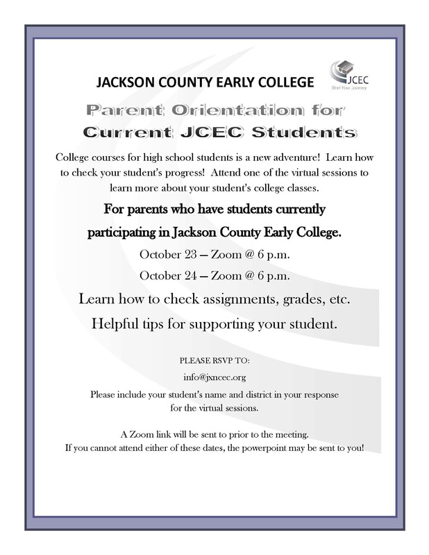 Jackson Early College Orientation Napoleon High School